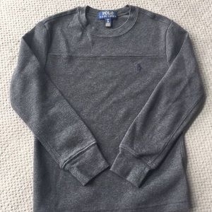 Polo boys grey thermal